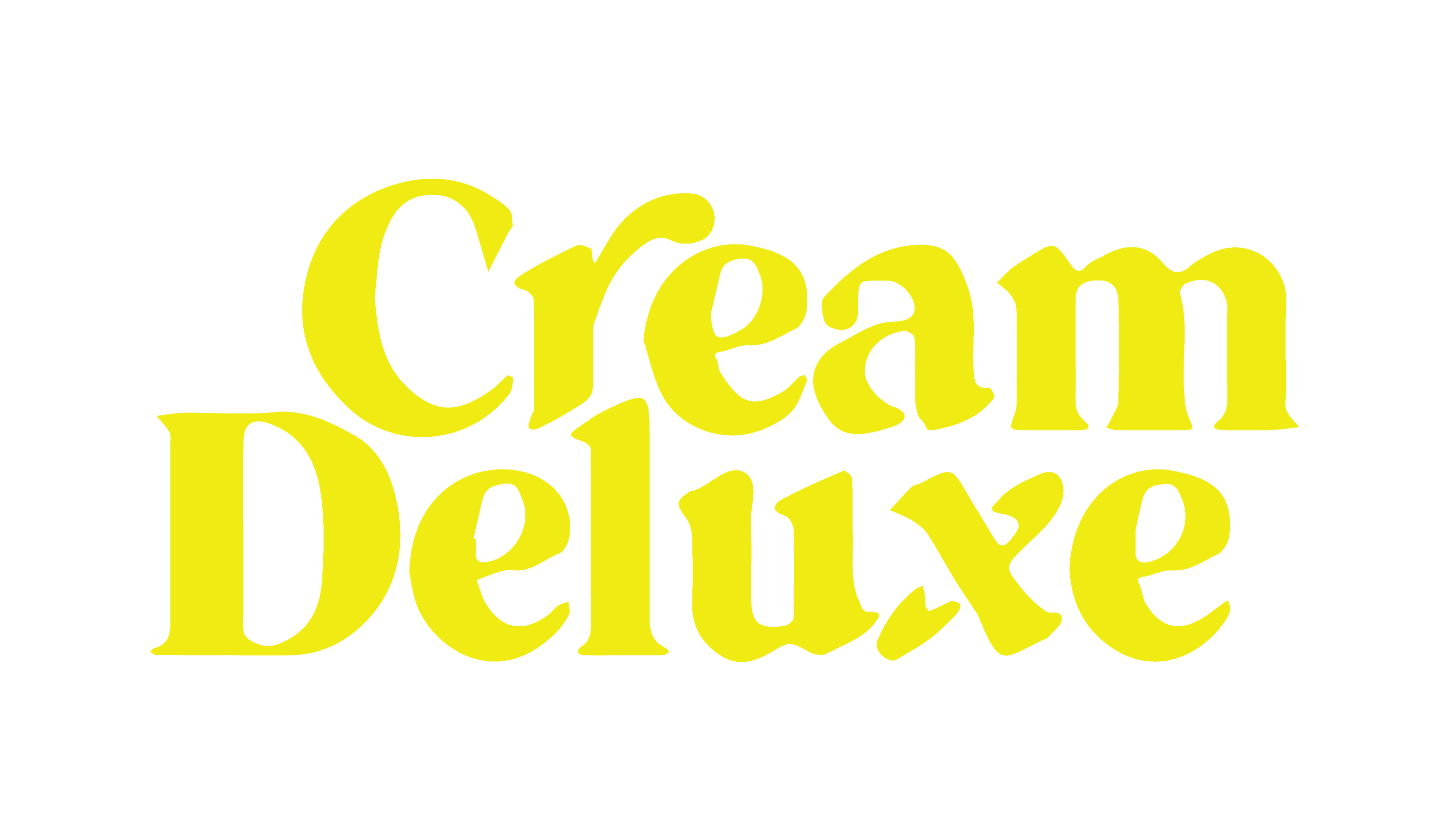 Cream Deluxe Logo Gelb
