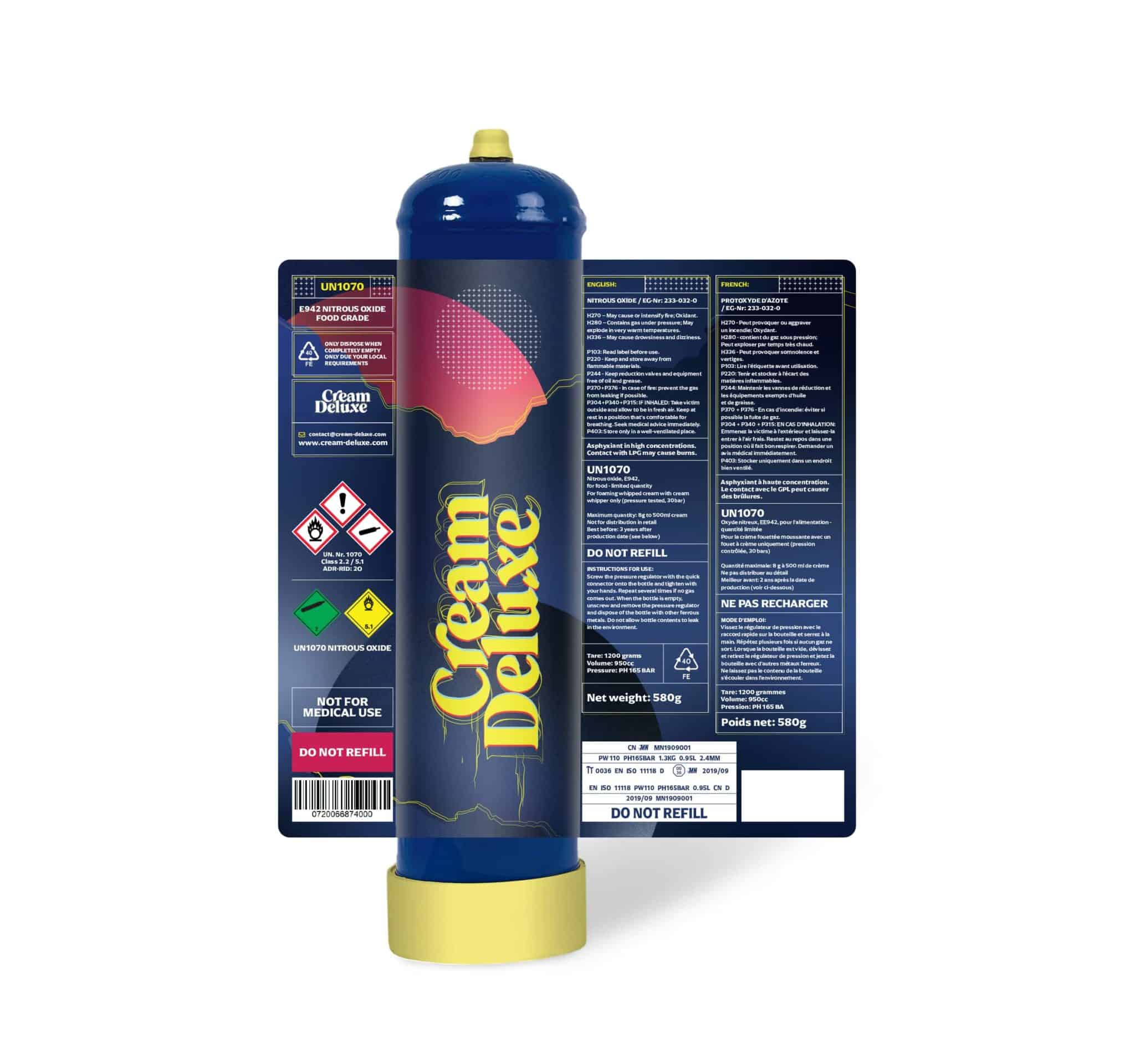 Cartouches Crème en Gros Commandez ici Cream Deluxe