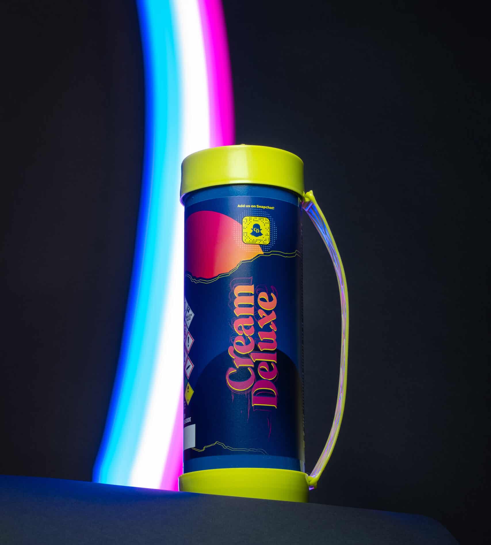 Cream Deluxe Maxxi vertikální duhový neon